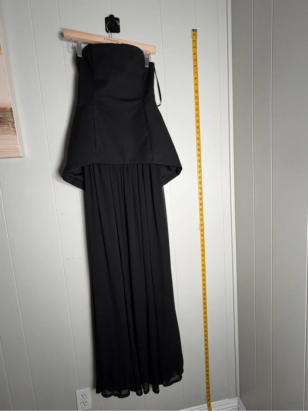 Michael Costello  Ruiz Maxi Dress in Black - Picture 8 of 11